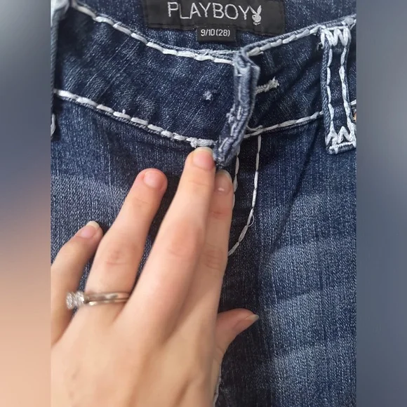 Playboy Y2K Low Rise Jeans - Picture 6 of 13